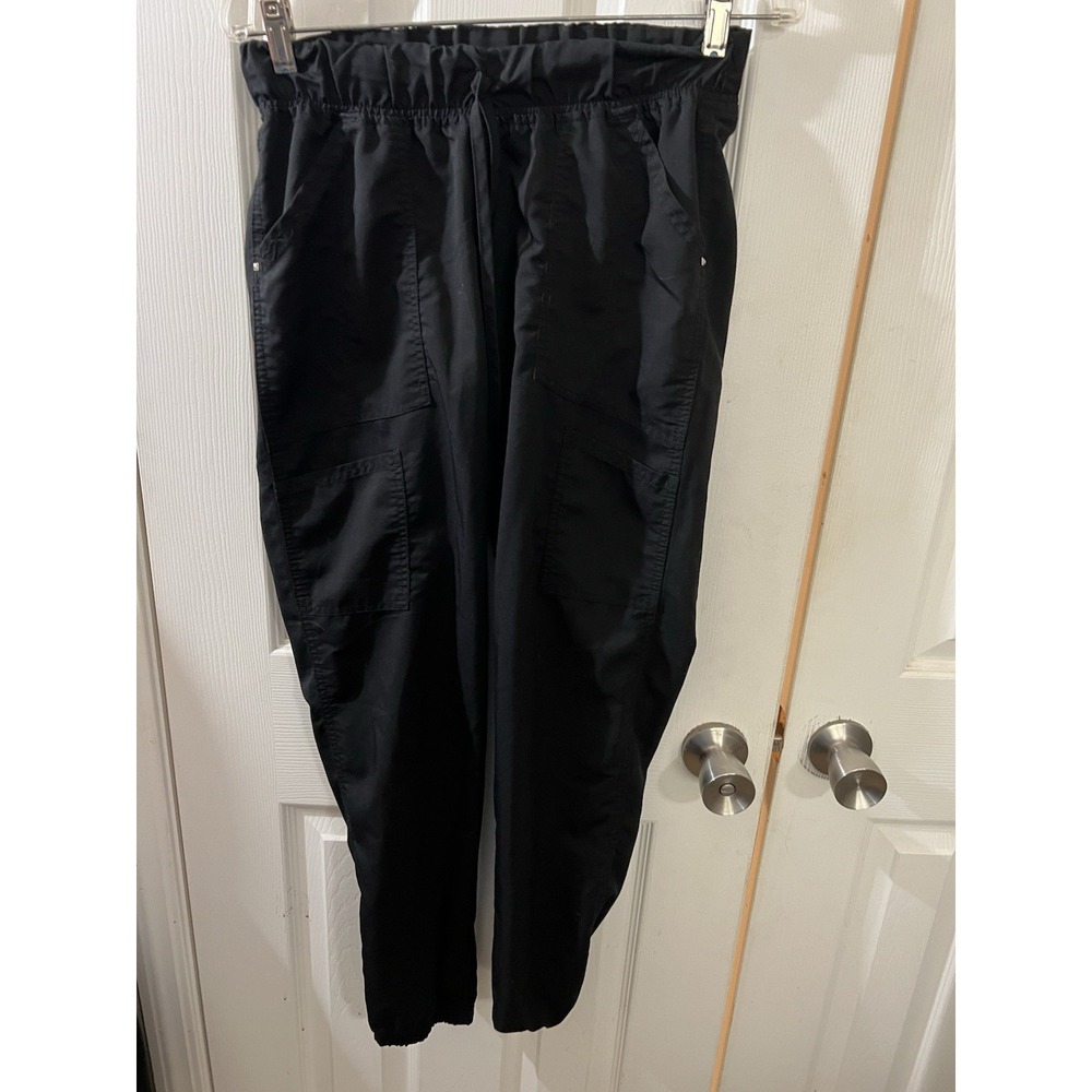Scrubstar Black Scrub Pants, Size Small Unisex Mens Womens Nurse Medical Field